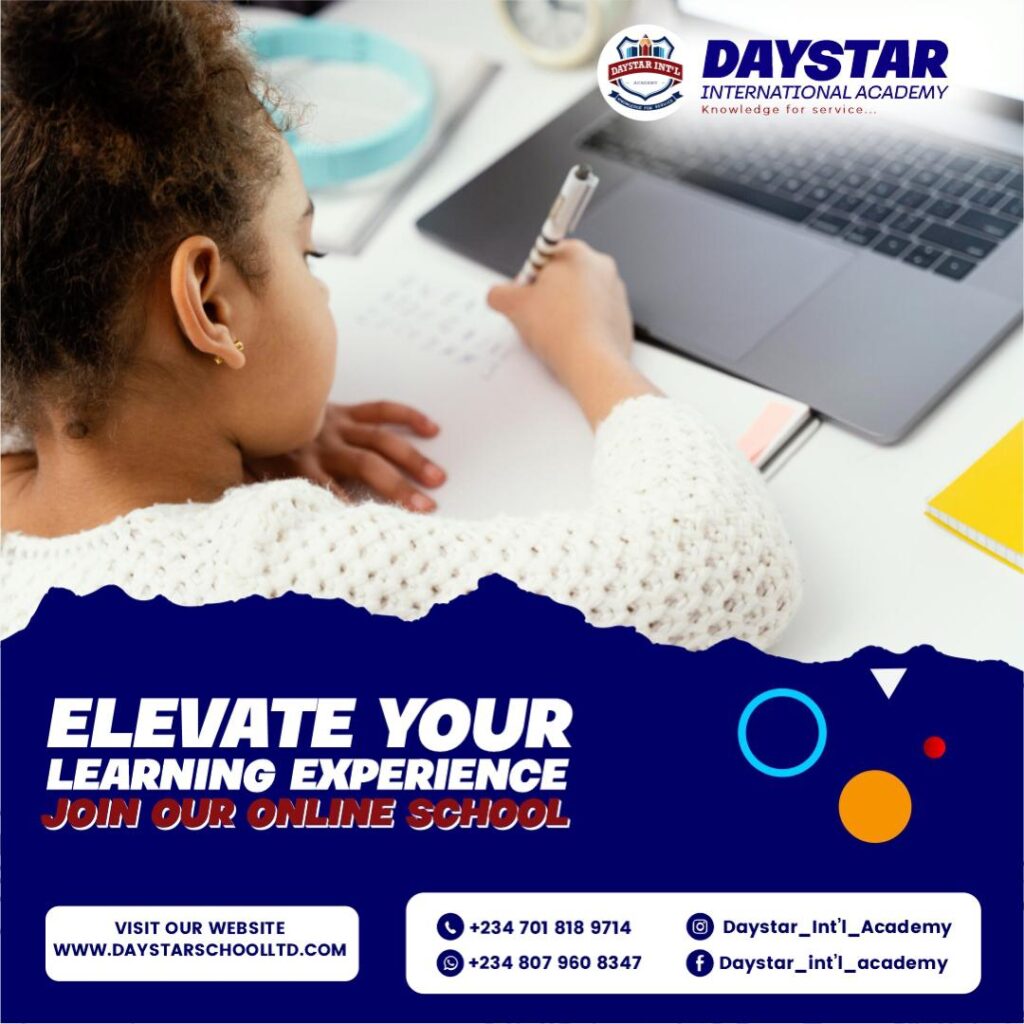 ELEVATE YOUR LEARNING EXPERIENCE – Daystar International Academy