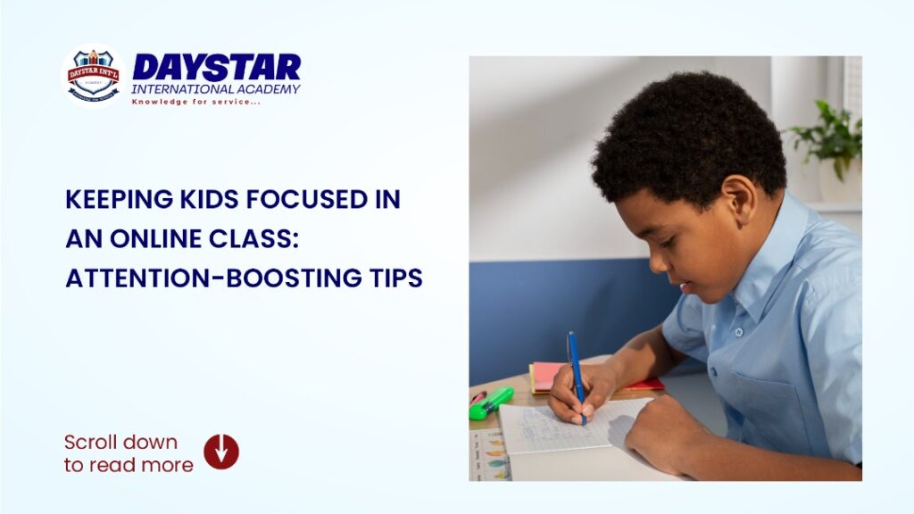 helping your kids stay focused during online classes
